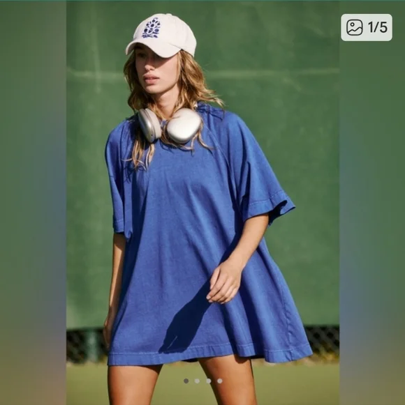 FP Movement by Free People Icon Tee Ultra Indigo Small - Picture 1 of 8